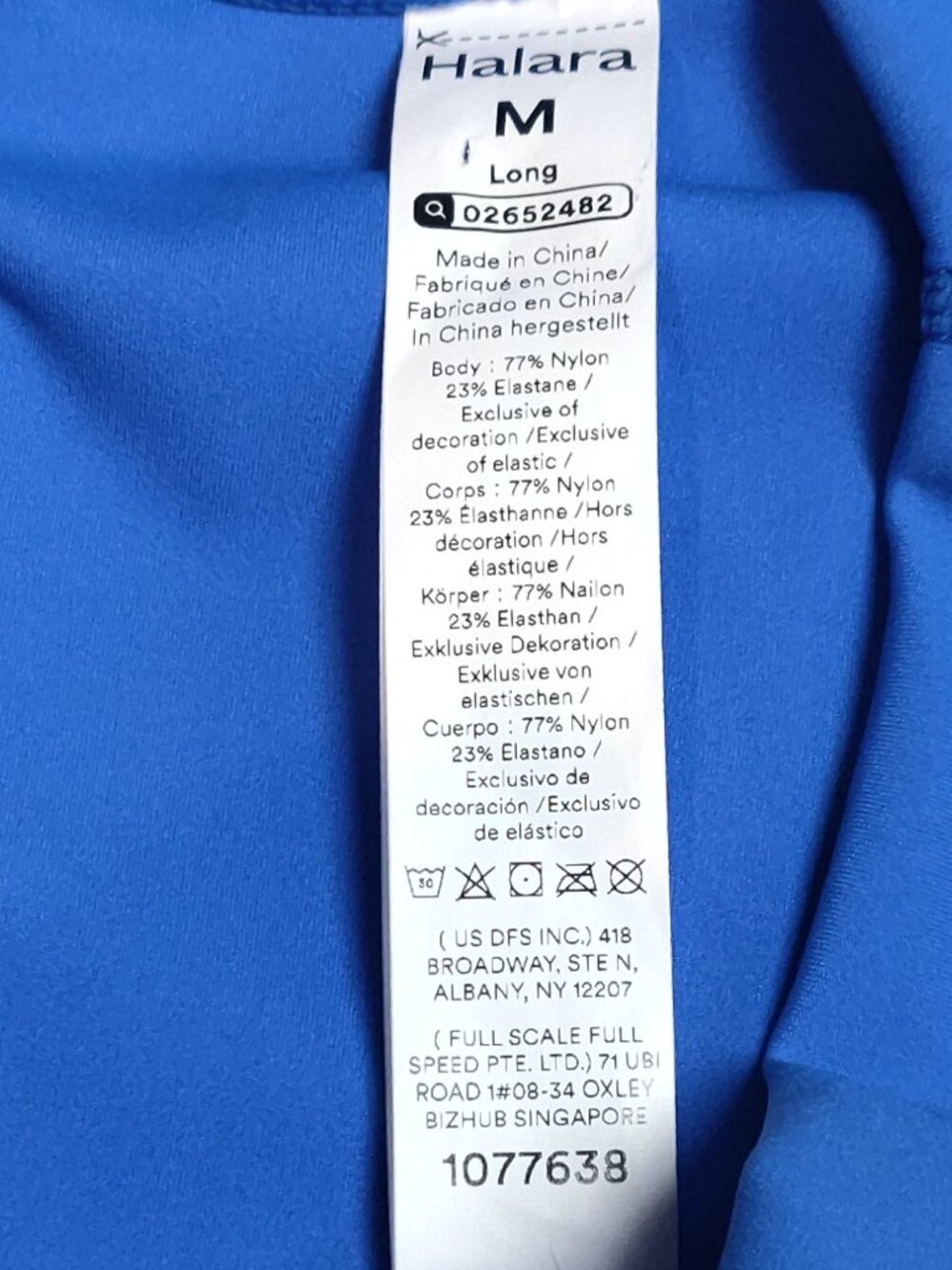 Halara Everyday Softly Zero Airy Crossover Tennis Skort Elegant Blue MEDIUM LONG - Picture 2 of 5